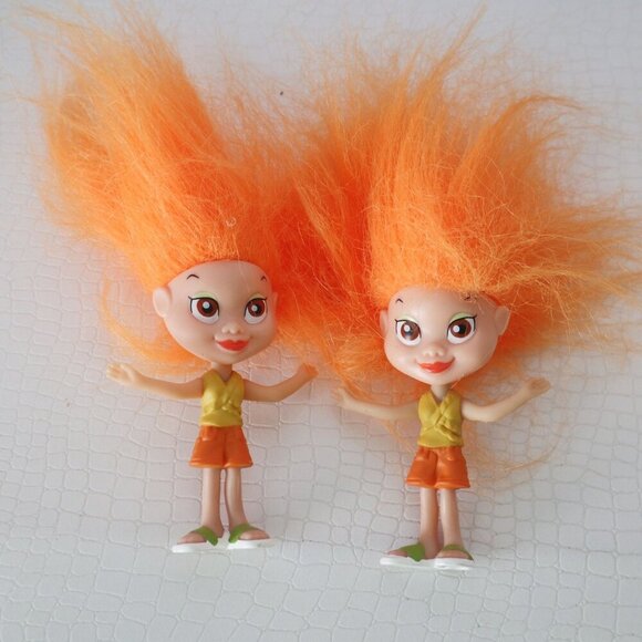 Lot Of 8 Trolls Doll/Mini Trollz Figure McDonalds - Picture 3 of 5